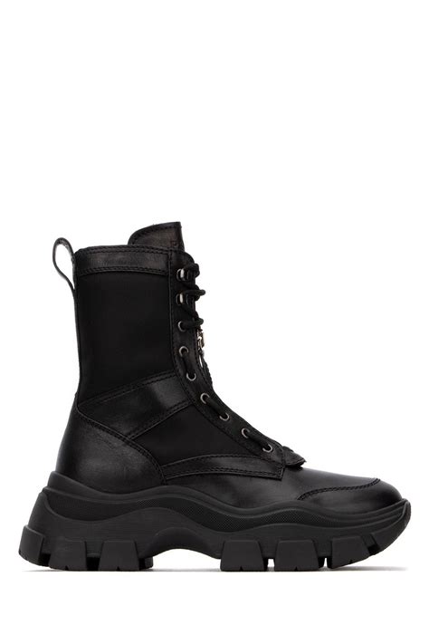 prada chunky boots dupe|Prada lug sole combat boots.